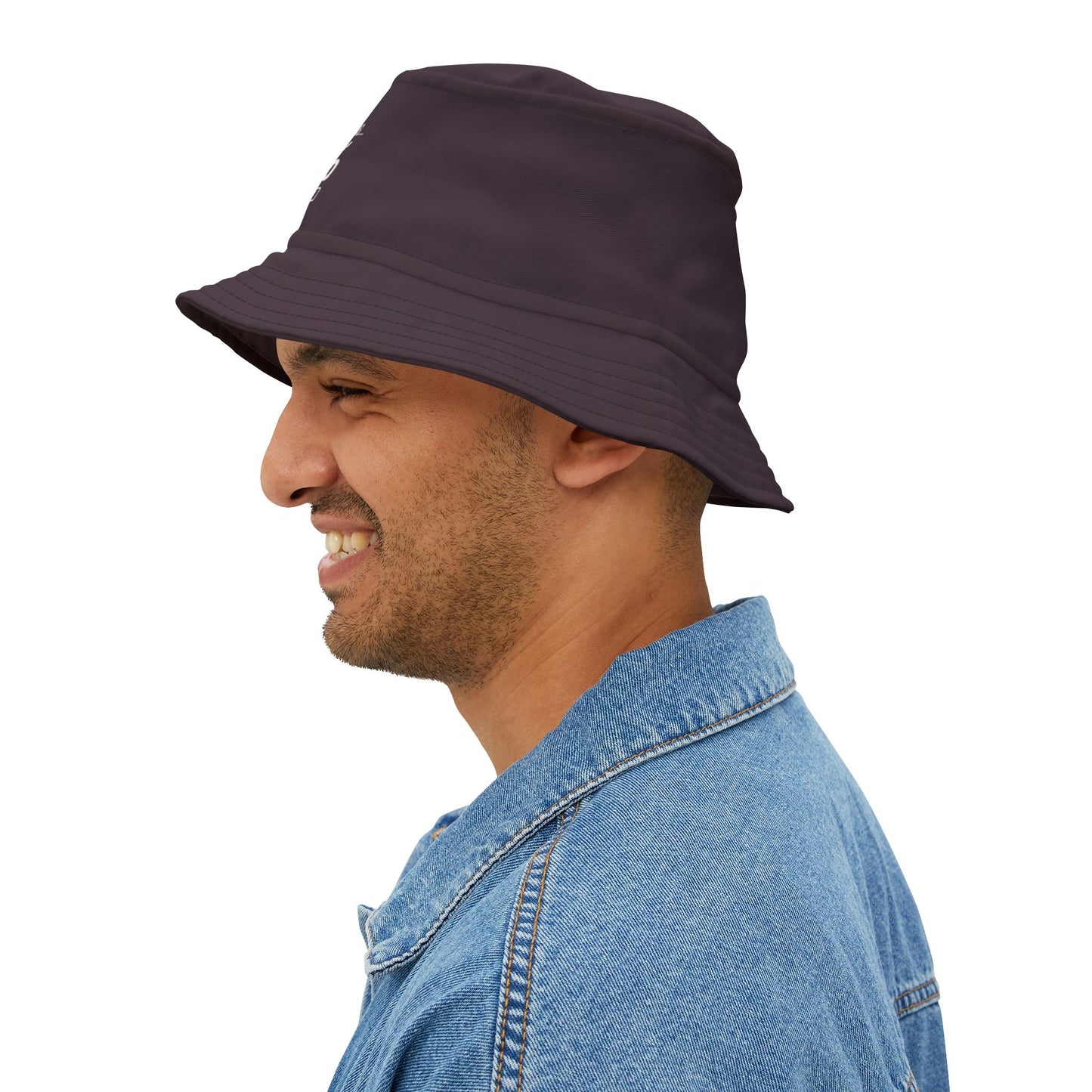 Funny sarcastic black bucket hat with 'Sarcasm Loading... 99%' text on a white background. TEEZOCA