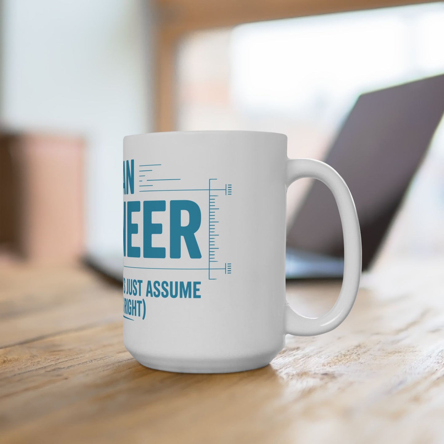 TEEZOCA mug design highlighting the I’m an Engineer identity and humor