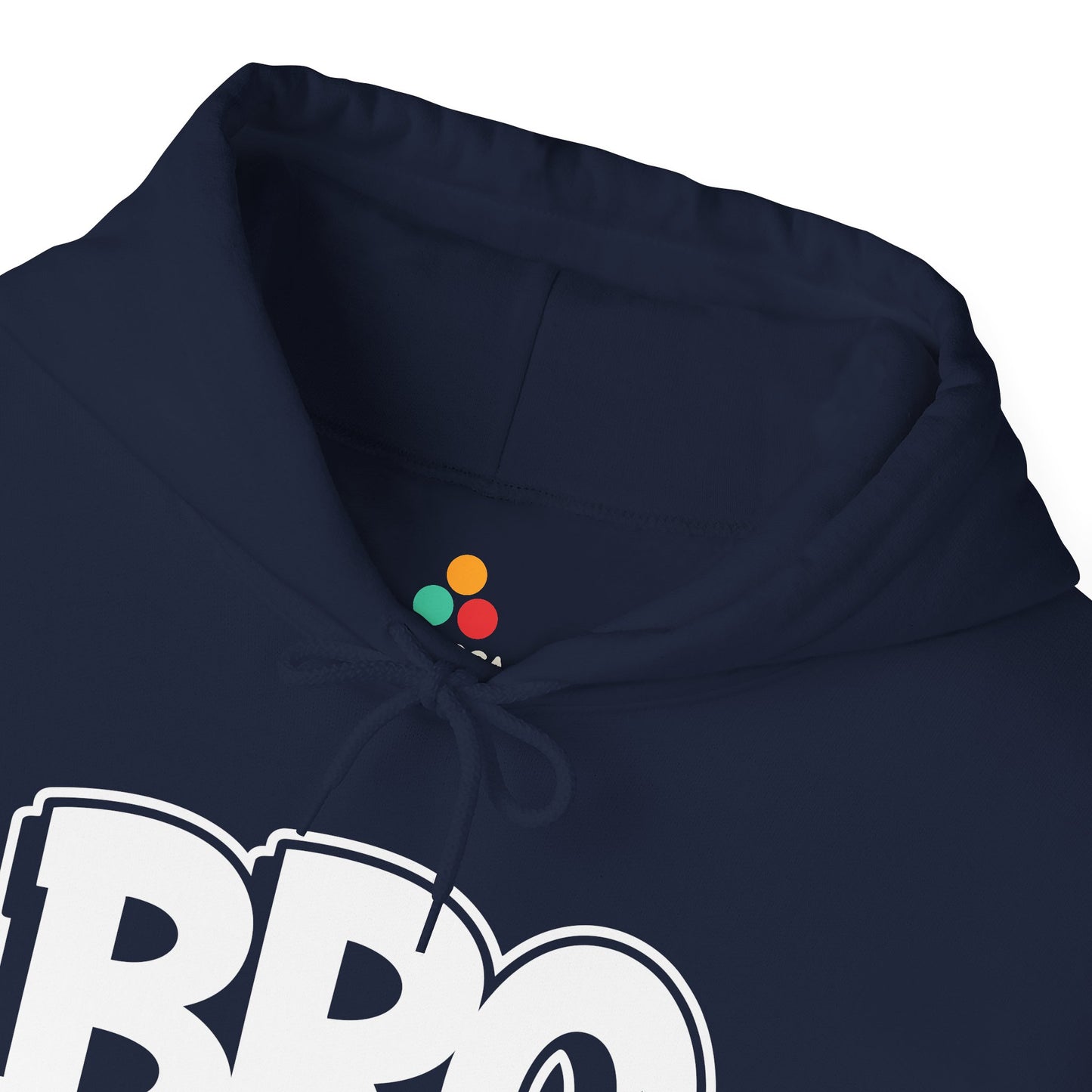 BRO Bold Typography Graphic Unisex Heavy Blend Hoodie | TEEZOCA - BRO bold typography Unisex Heavy Blend Hoodie minimalist streetwear