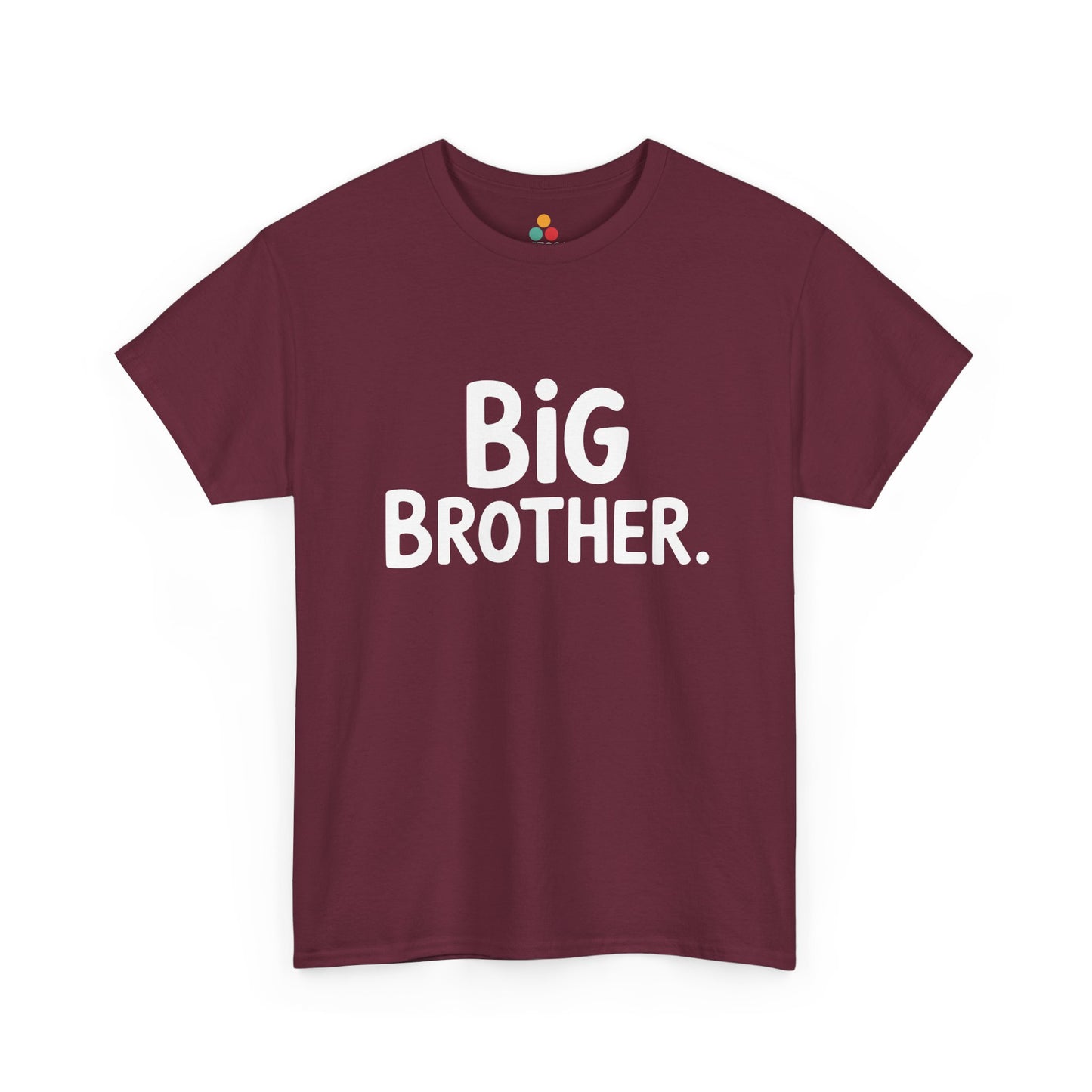 BiG BROTHER Typography T-Shirt – Simple Sibling Gift | TEEZOCA