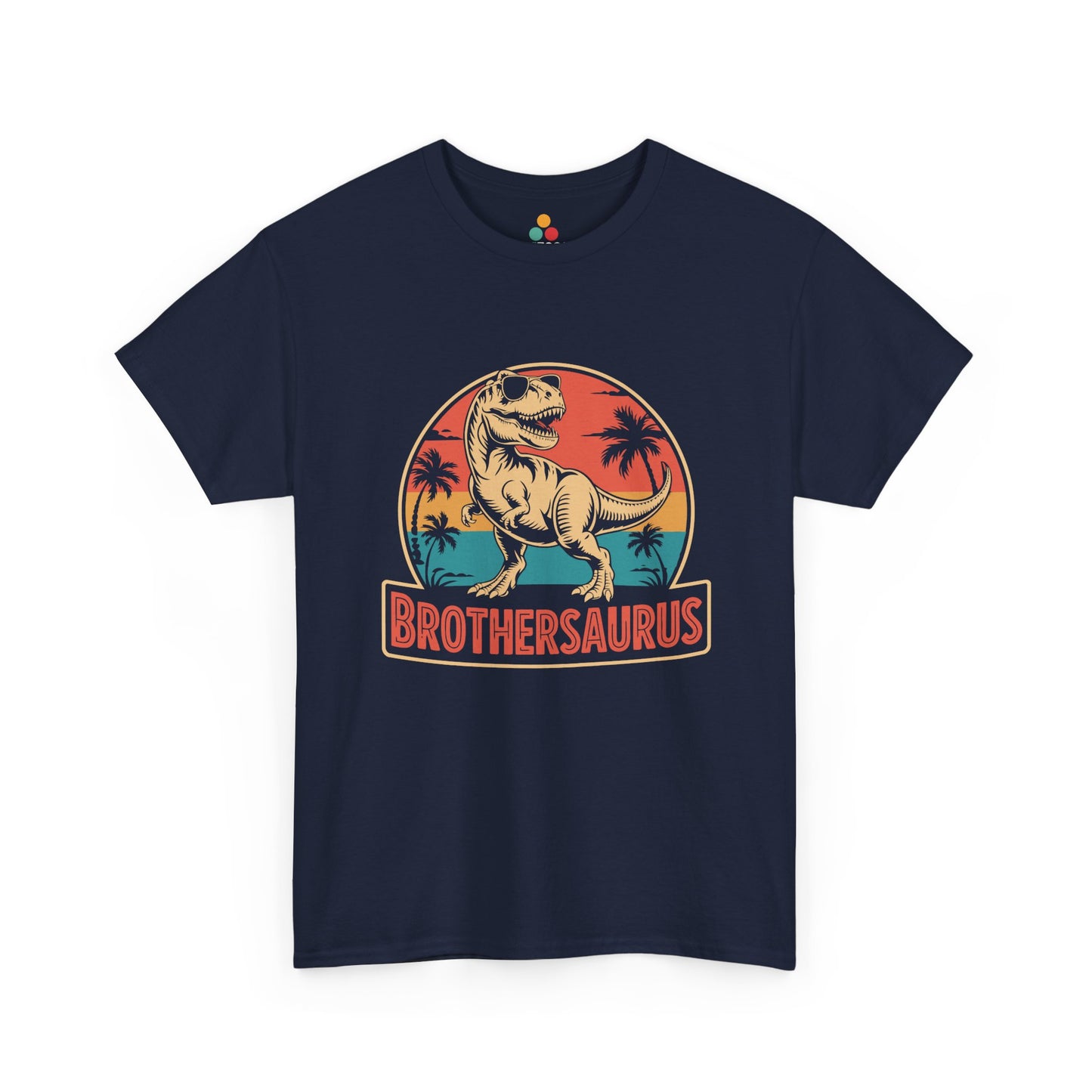 Brothersaurus Dinosaur T-Shirt – Retro Vintage Gift For Brother | TEEZOCA