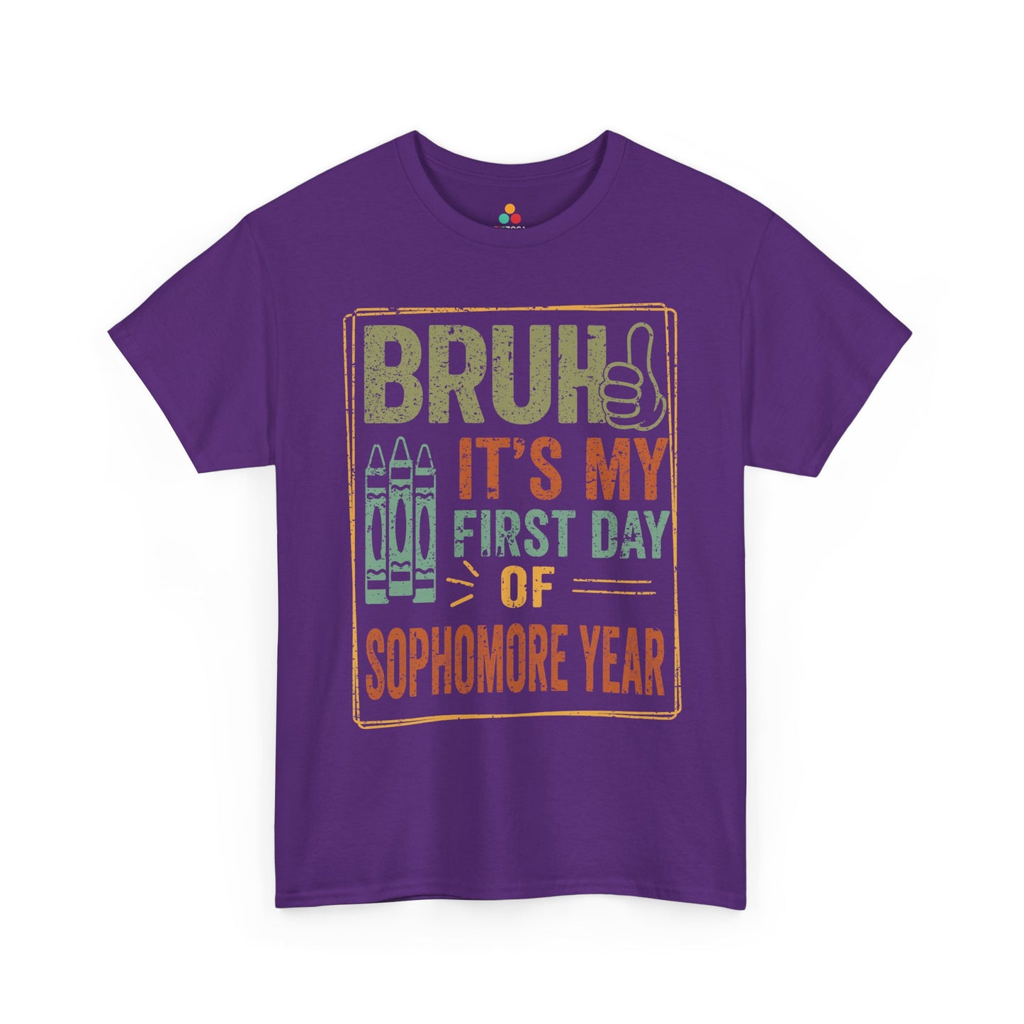 Bruh It’s My First Day of Sophomore Year Back-to-School Unisex T-shirt | TEEZOCA