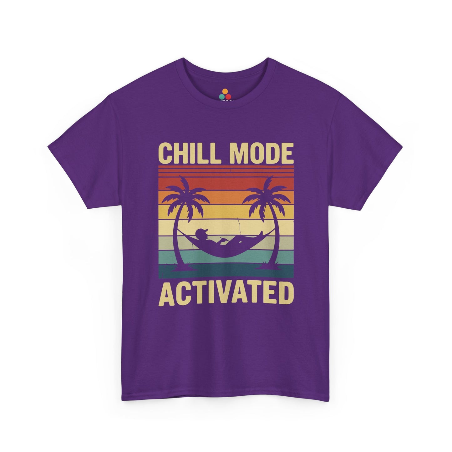 Chill Mode Activated purple T-Shirt – Retro Last Day Of School Vacation Retirement Teacher | TEEZOCA