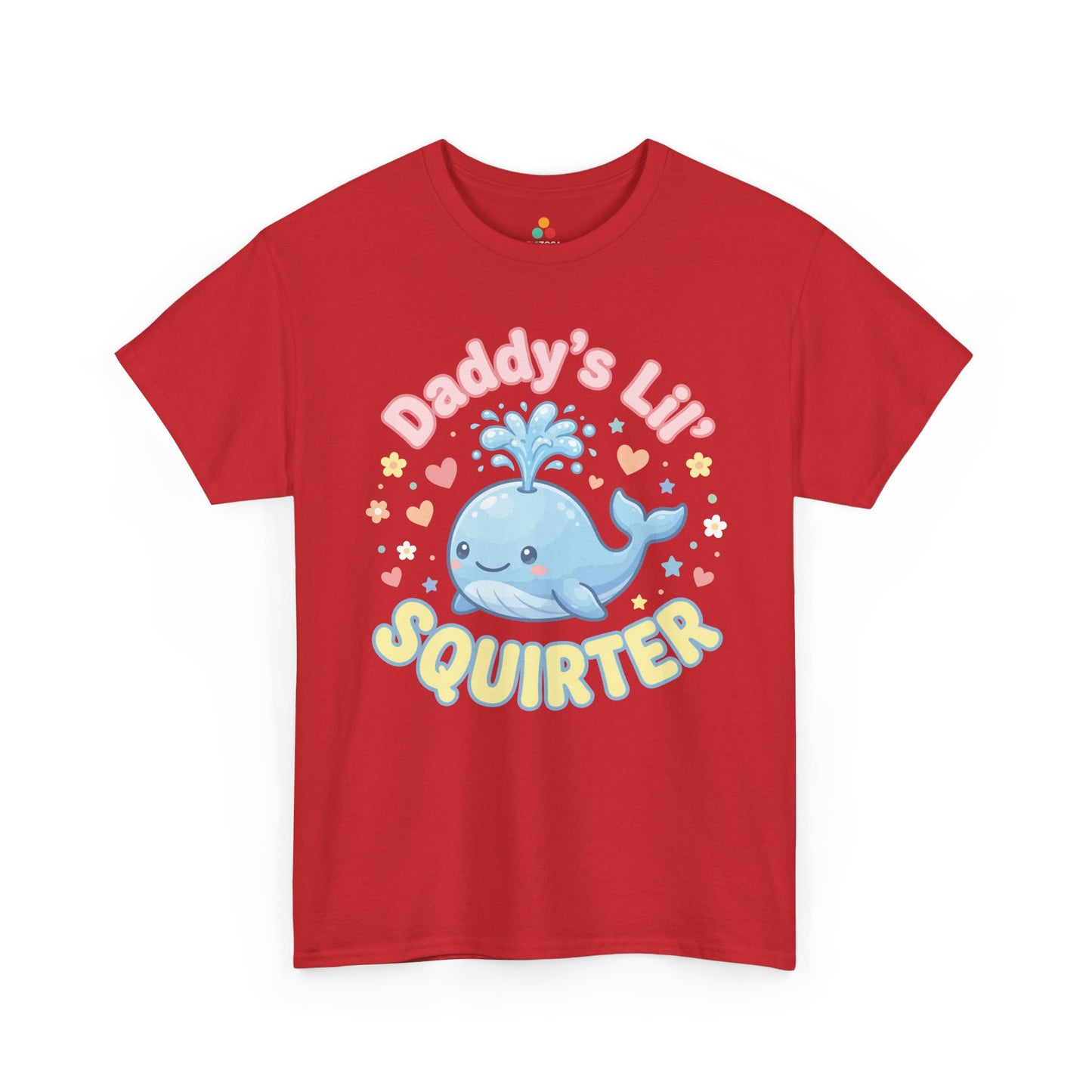 Daddy’s Lil Squirt Funny Whale Matching Family Father's Day T-shirt | TEEZOCA