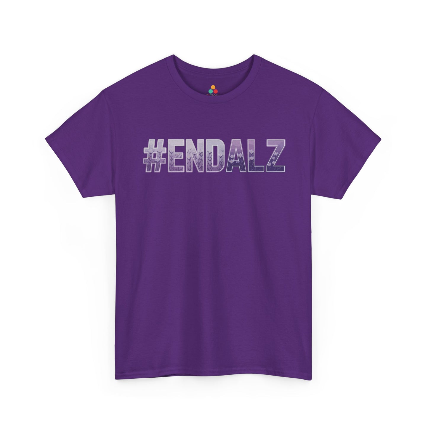 ENDALZ Alzheimer Awareness Hashtag Unisex T-shirt | TEEZOCA