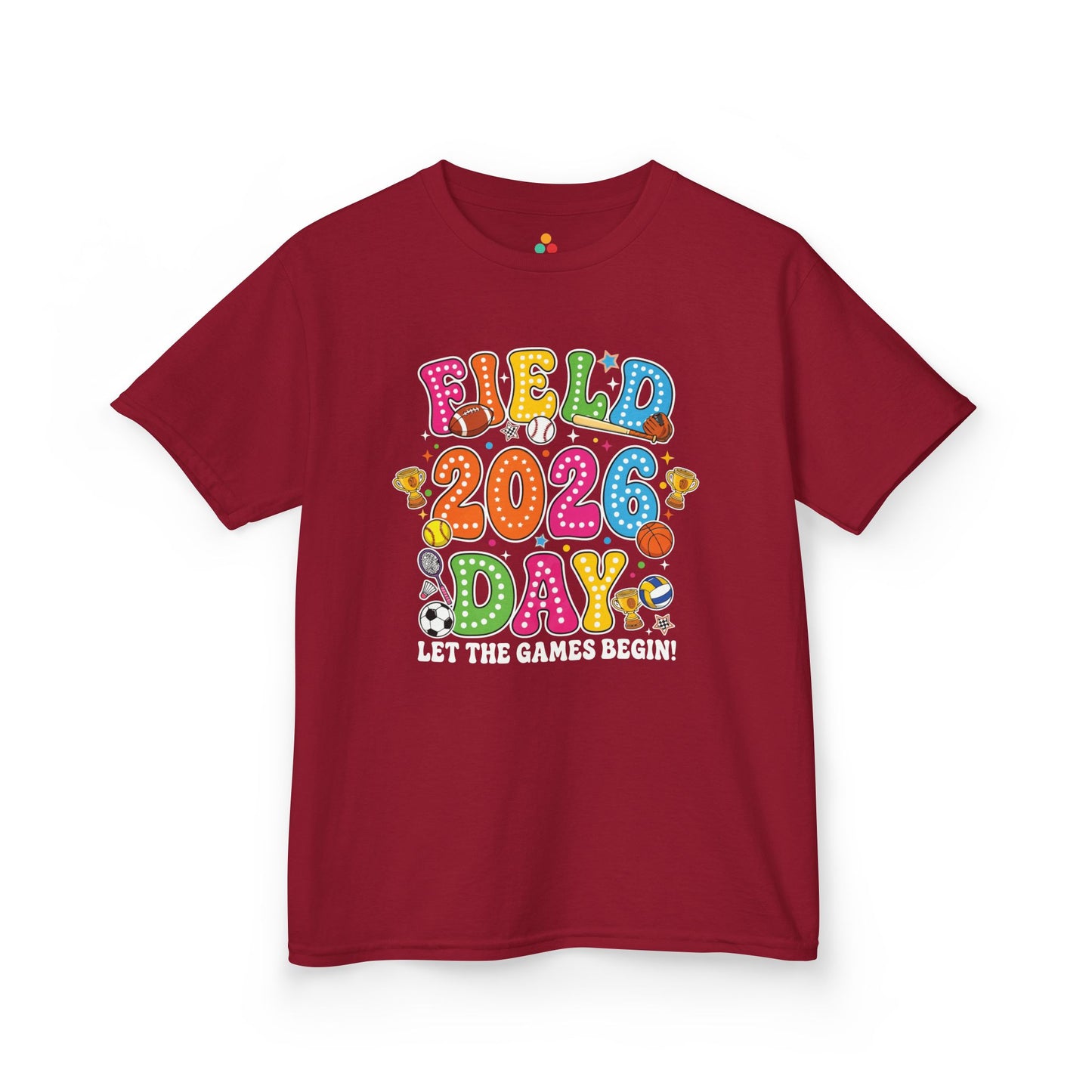 Cute Field Day Shirts Kids T-shirt for 2026 School Games | TEEZOCA