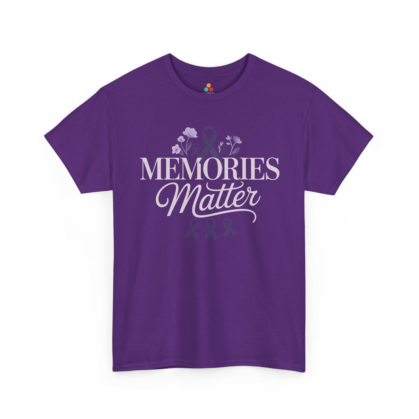 Memories Matter Unisex T-shirt – Alzheimer's Awareness Ribbon | TEEZOCA