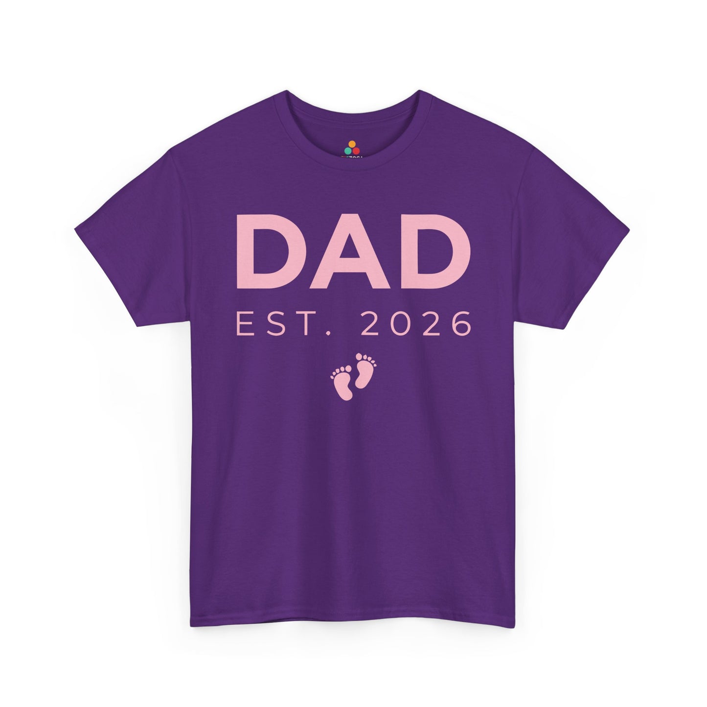 Girl Dad 2026 Unisex T-shirt New Dad Baby Girl Announcement | TEEZOCA