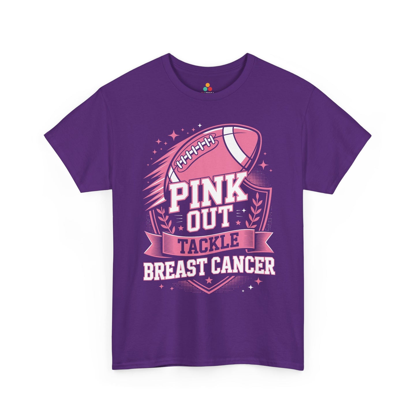 Pink Out Tackle Breast Cancer Awareness Unisex T-shirt | TEEZOCA