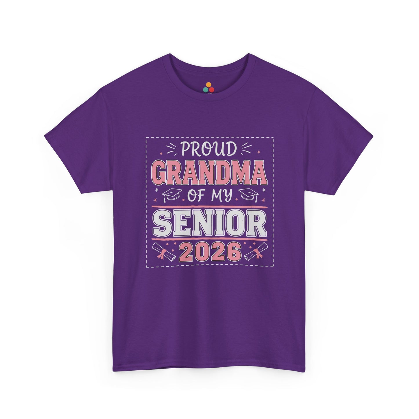 Proud Grandma Of My Senior 2026 T‑Shirt – Graduation Grandma Gift Tee | TEEZOCA