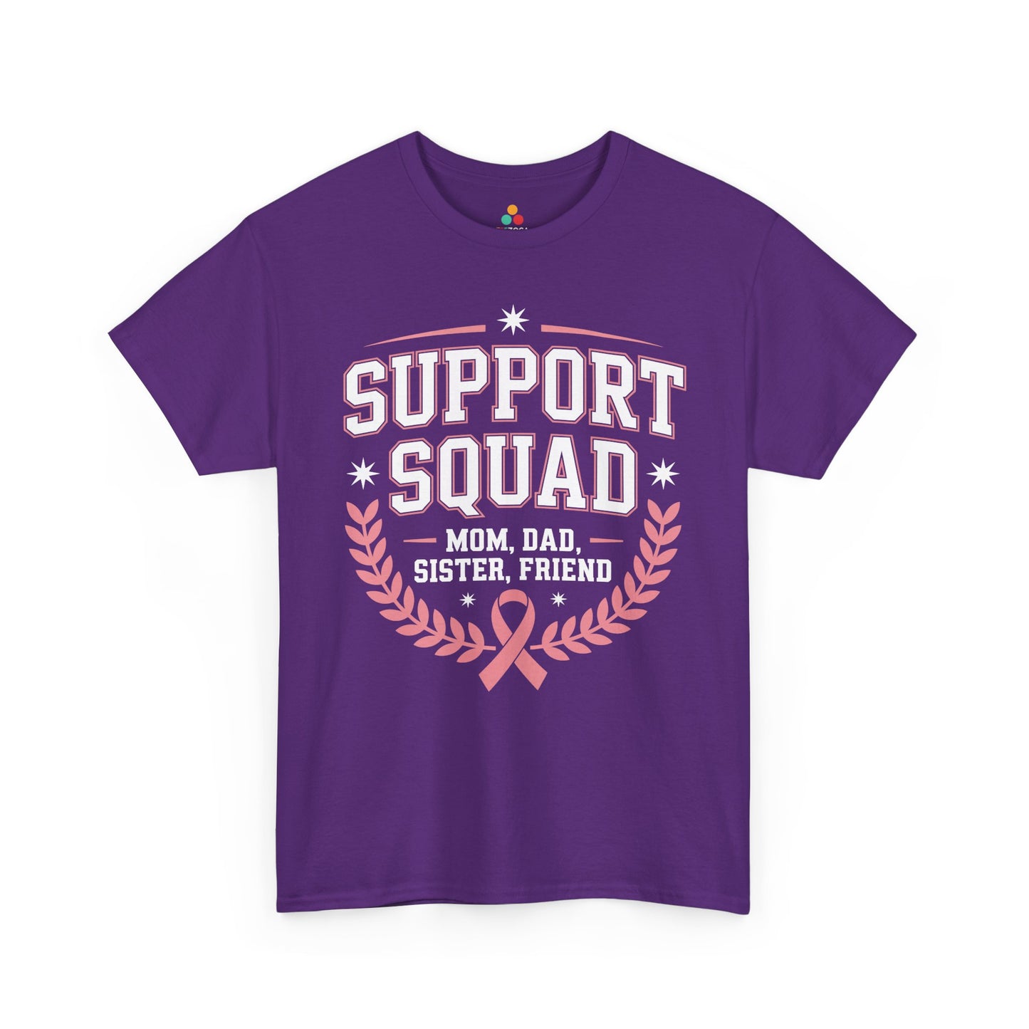 Support Squad Breast Cancer Awareness Unisex T-shirt | TEEZOCA