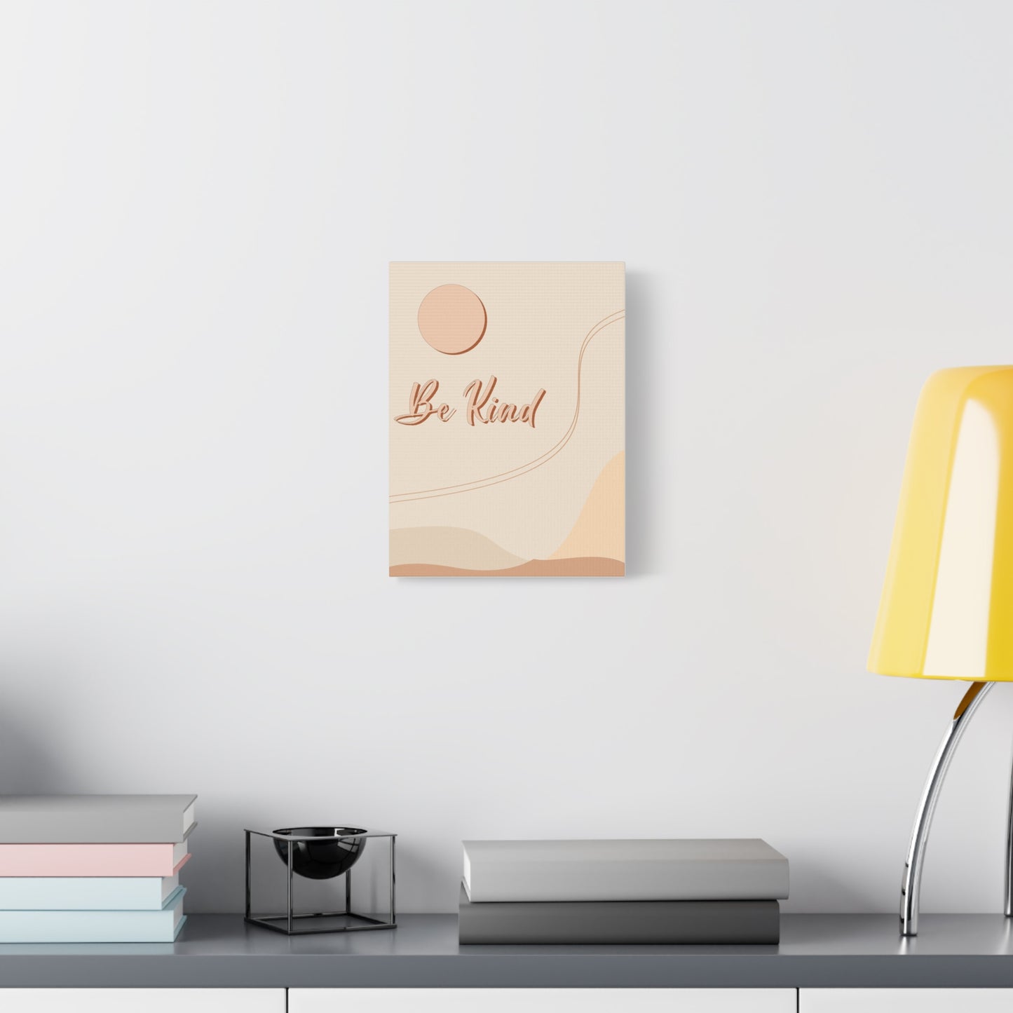 TEEZOCA Be Kind Aesthetic Canvas – Positive Wall Art