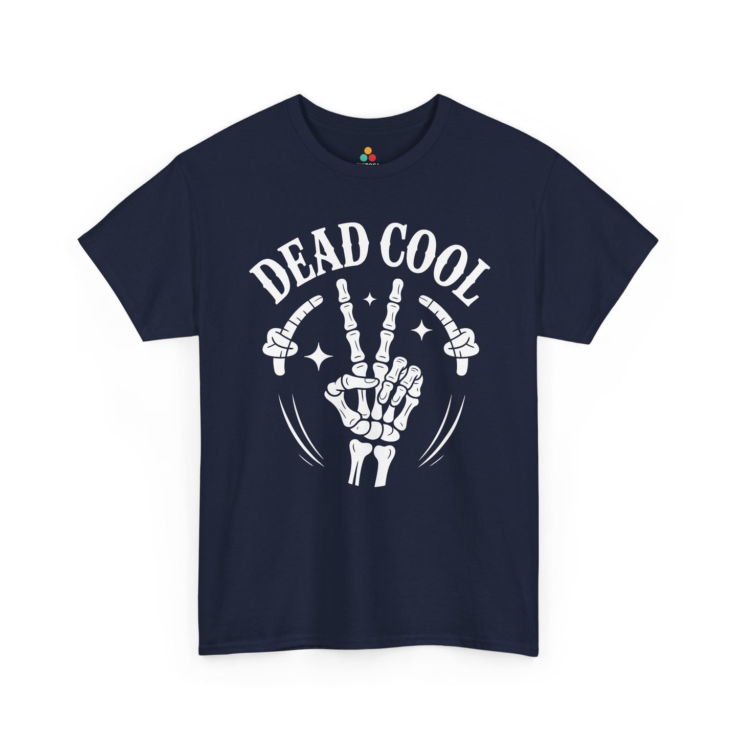 TEEZOCA Dead Cool statement Unisex T-shirt monochrome graphic style Dead Cool Skeleton Hand Graphic Unisex T-shirt Streetwear | TEEZOCA