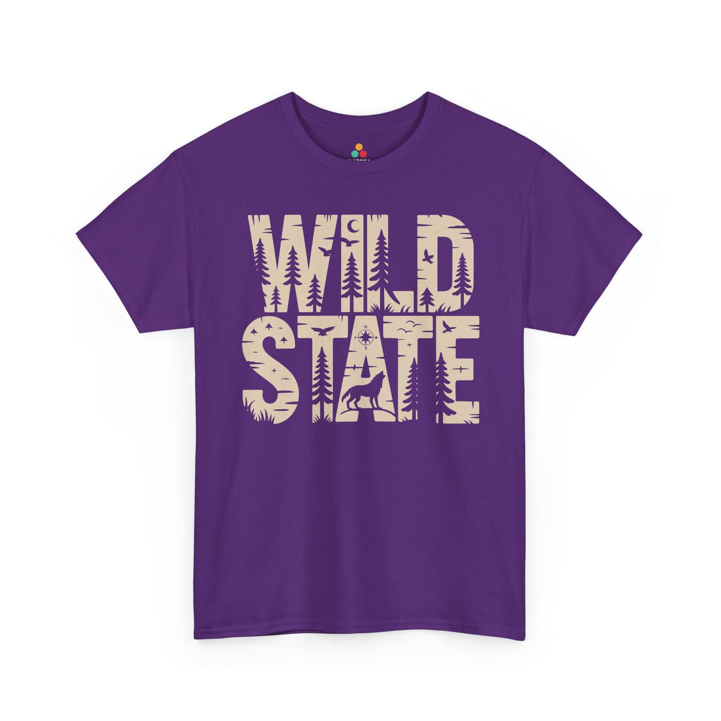 Wild State Forest Graphic Adventure Unisex T-shirt | TEEZOCA