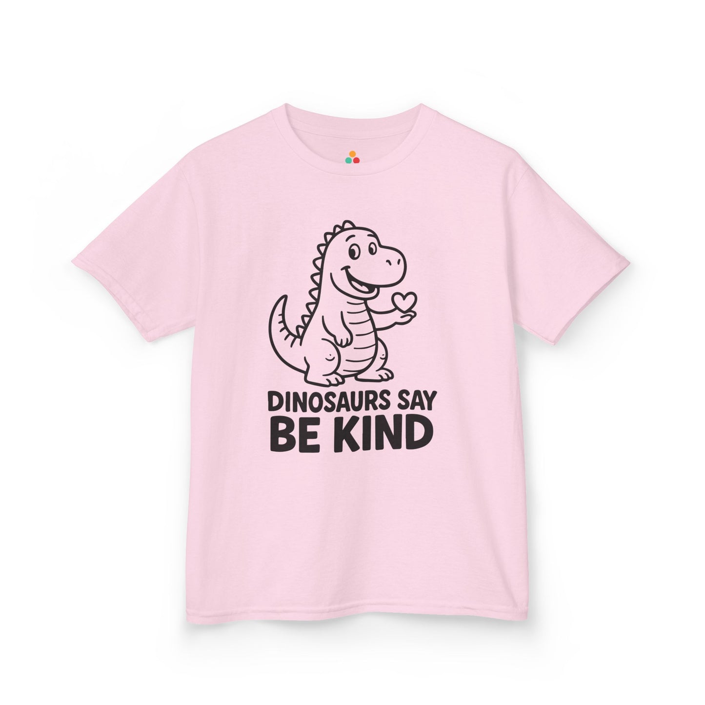 TEEZOCA be kind dinosaur orange school awareness Kids T-shirt Dinosaurs Say Be Kind Orange Unity Day Kids T-shirt | TEEZOCA