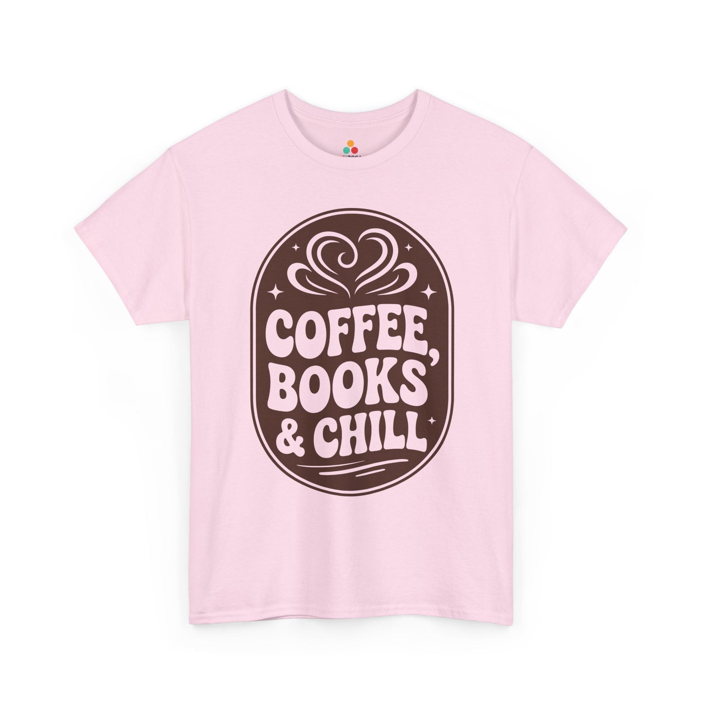 Coffee Books and Chill Unisex T-shirt Cozy Reader Vibes | TEEZOCA