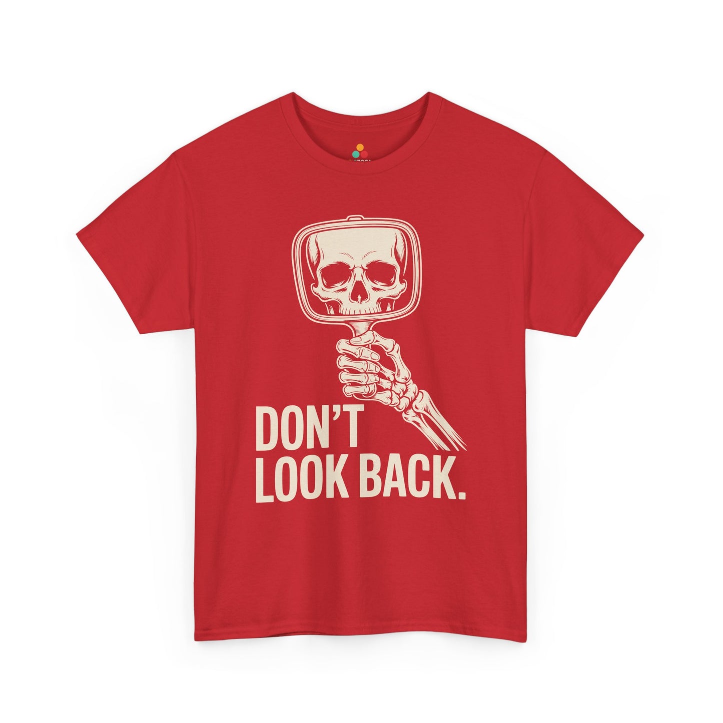 TEEZOCA dark aesthetic skull Unisex T-shirt streetwear style Don’t Look Back Skull Mirror Unisex T-shirt Graphic | TEEZOCA
