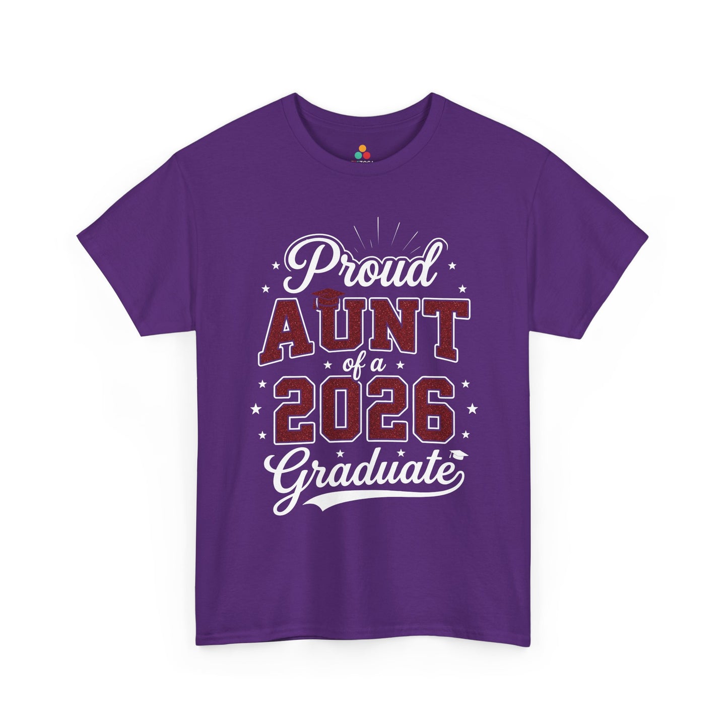 Proud Aunt of a 2026 Graduate Unisex T-shirt Graduation Gift | TEEZOCA