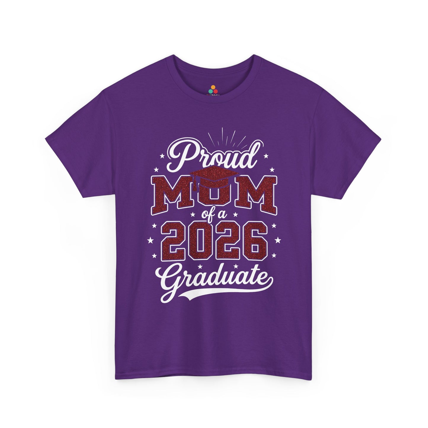 Proud Mom of a 2026 Graduate Unisex T-shirt Graduation Gift | TEEZOCA