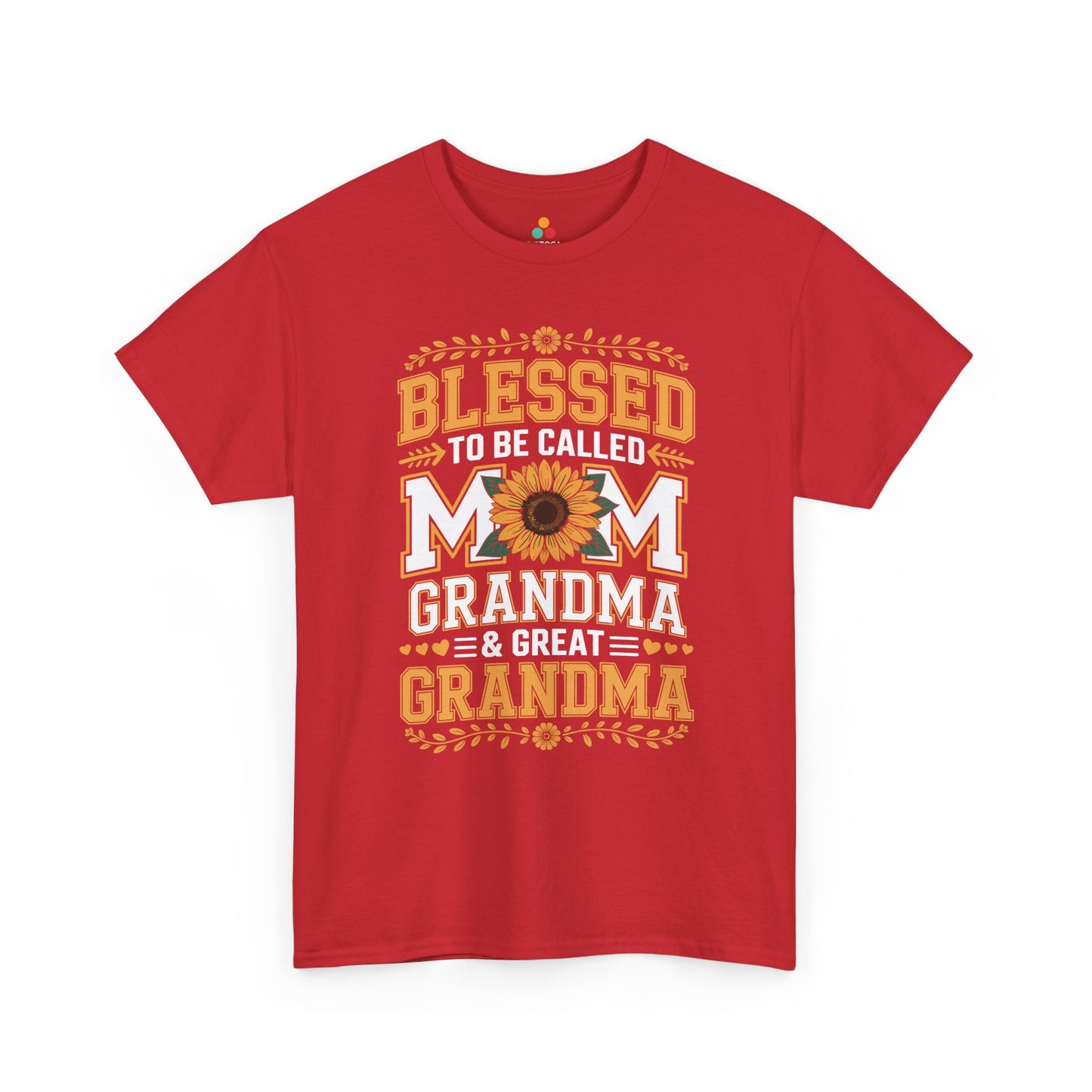 Blessed Mom Grandma Women's T-shirt Mother's Day Gift for Mom | TEEZOCA