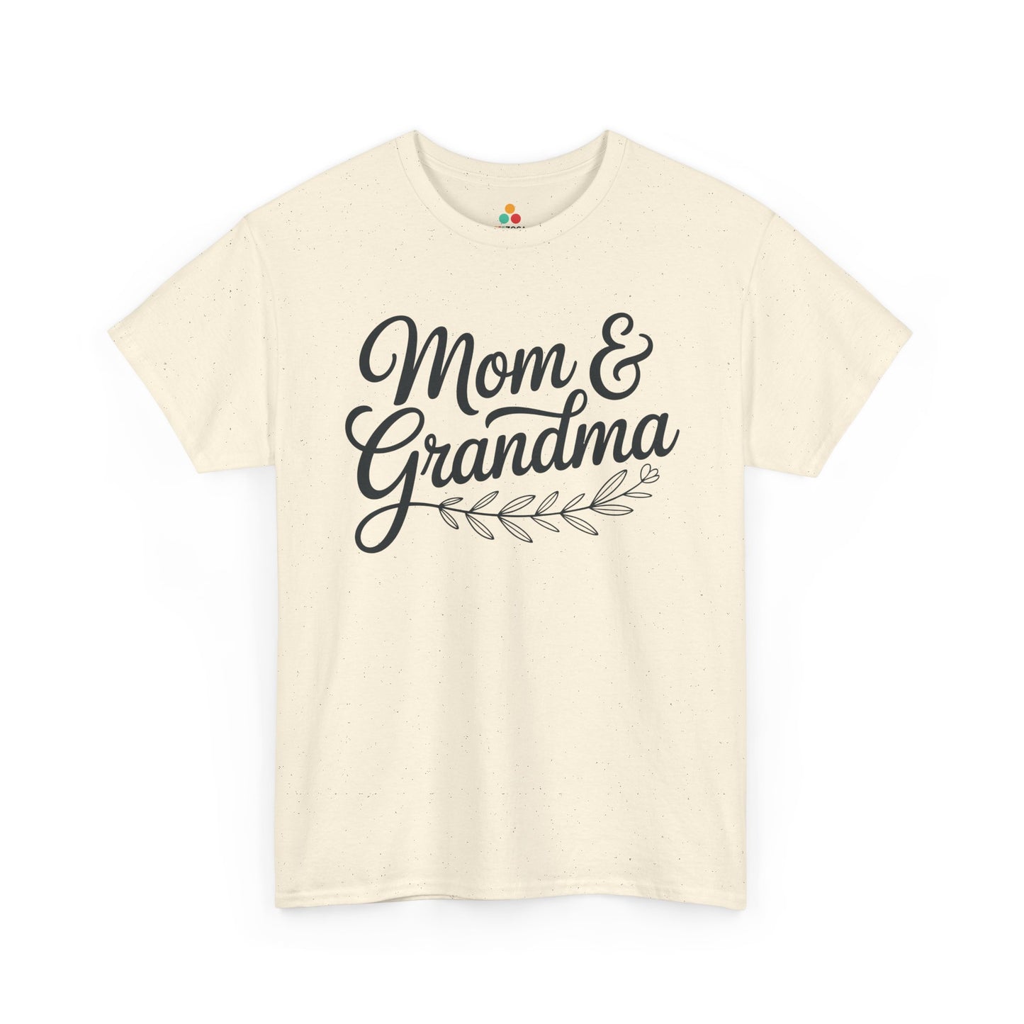 Mom & Grandma Women's T-shirt Minimal Script Mother's Day Gift | TEEZOCA