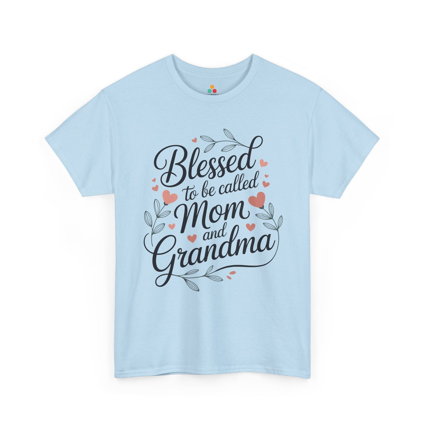 Blessed Mom Grandma Women's T-shirt Cute Mother's Day Gift Floral | TEEZOCA