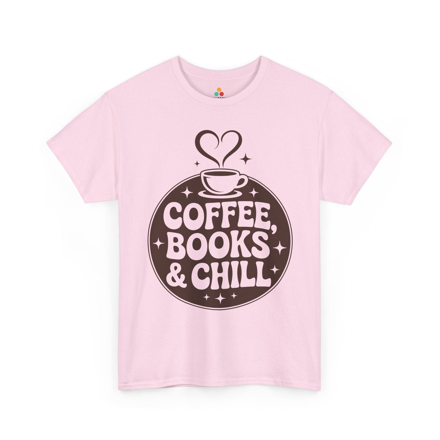 Coffee Books & Chill Retro Aesthetic Unisex T-shirt | TEEZOCA