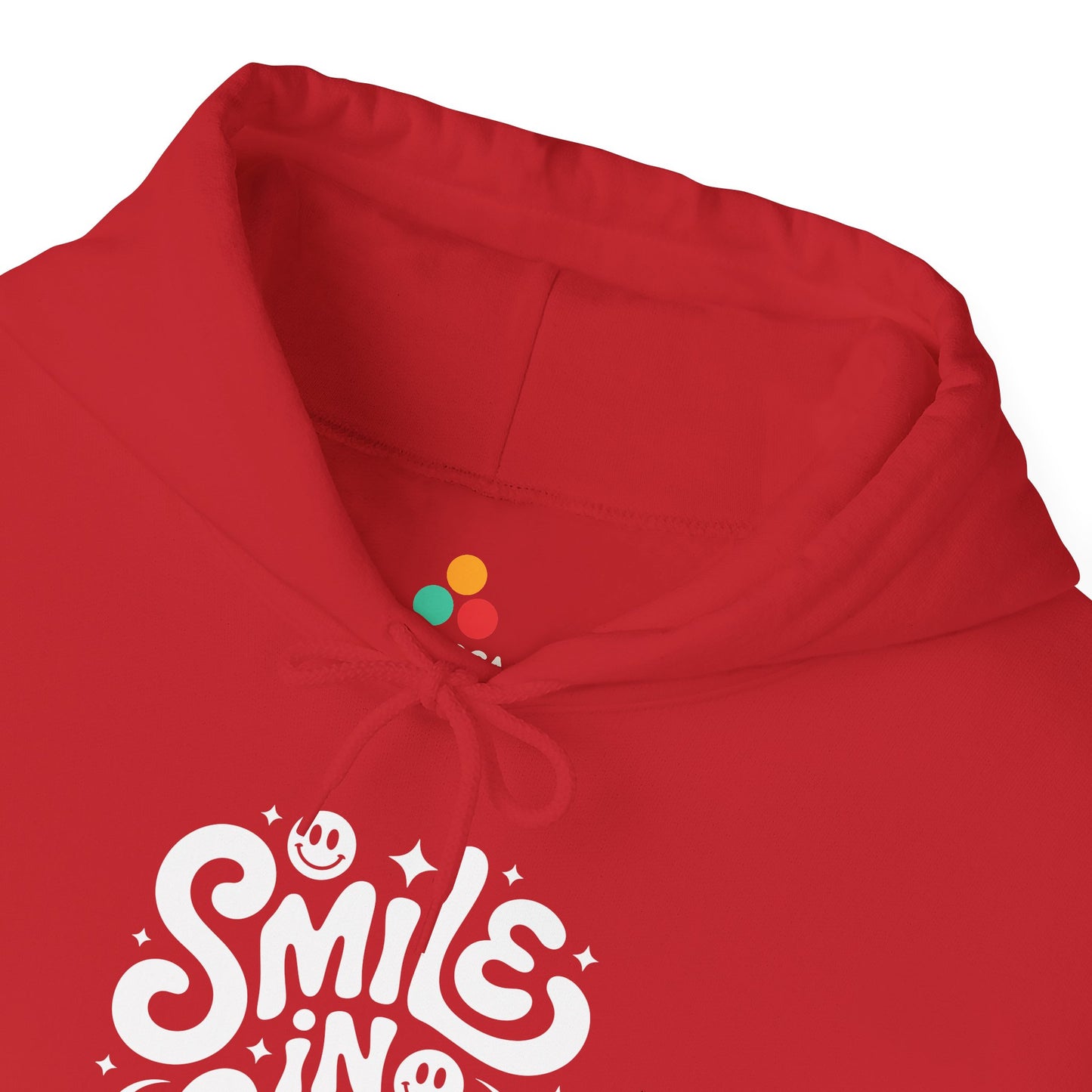Smile In Life Positive Typography Unisex Heavy Blend Hoodie | TEEZOCA