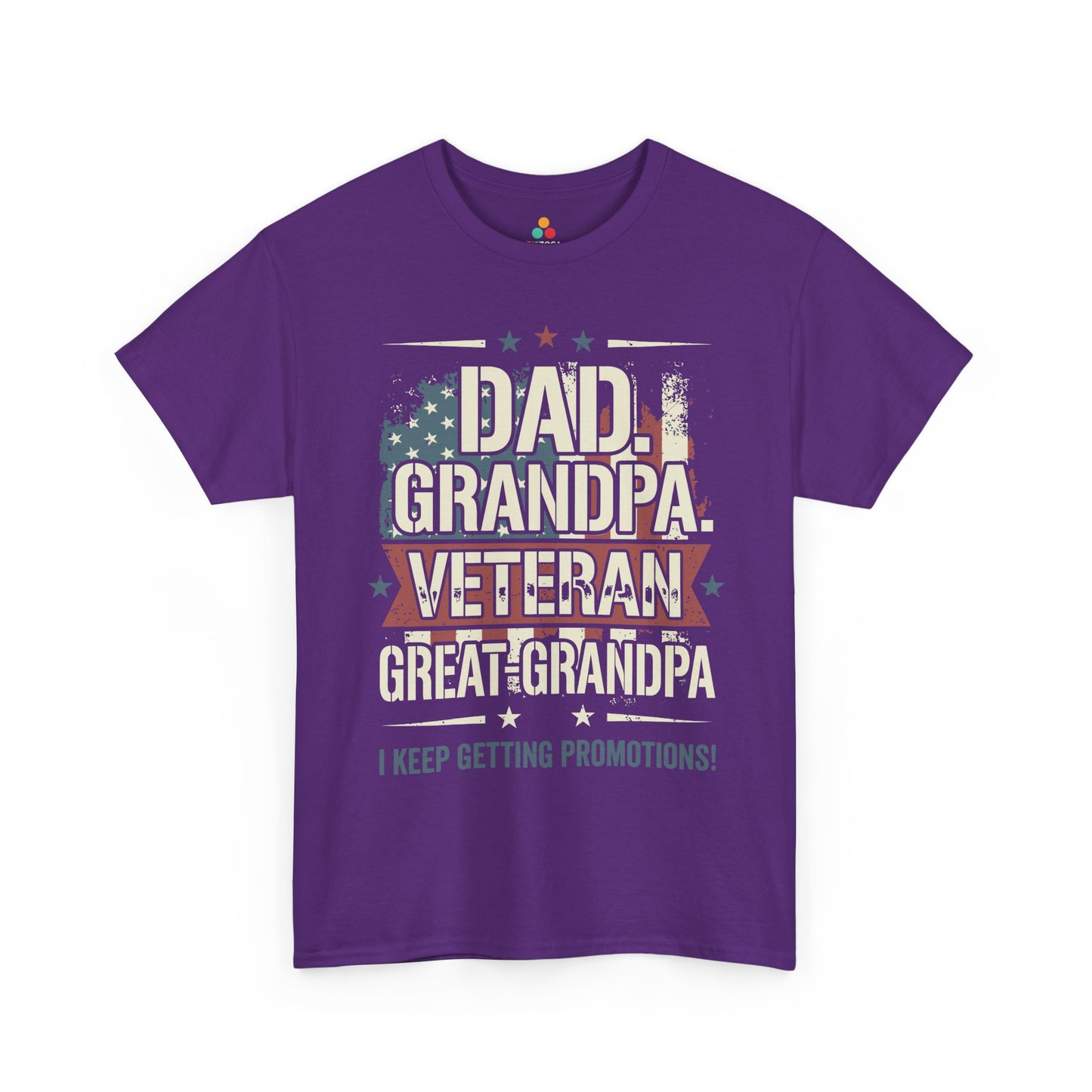Great Grandpa Veteran Shirt Funny Gift Patriotic Unisex T-shirt | TEEZOCA
