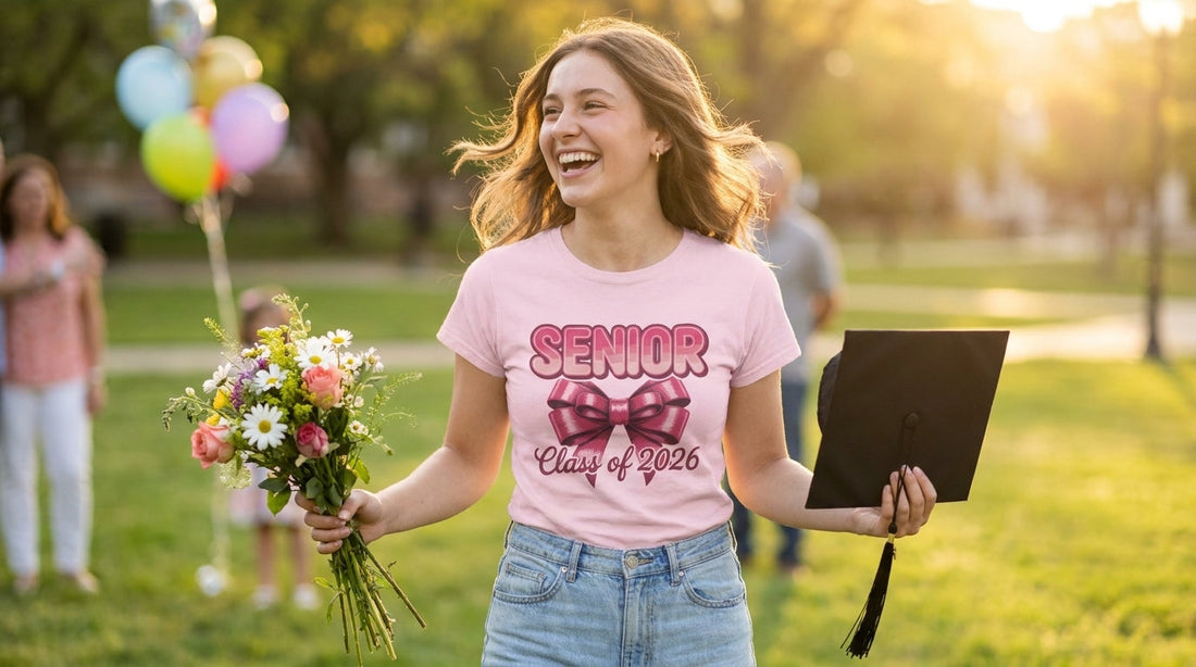 Shop 10 graduation gifts for her at TEEZOCA — funny $21.99 shirts the new grad will actually wear, not store. Order before the ceremony weekend hits.
