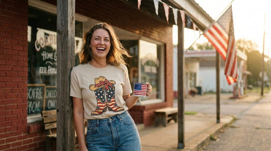 Shop 12 vintage 4th of July shirts at TEEZOCA — retro $21.99 Americana tees with Bicentennial-style design for the 250th anniversary parade and BBQ.