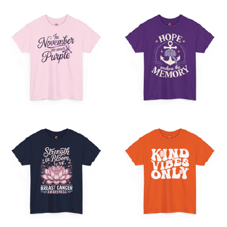 Awareness Tees  Inspirational & Supportive Designs  TEEZOCA