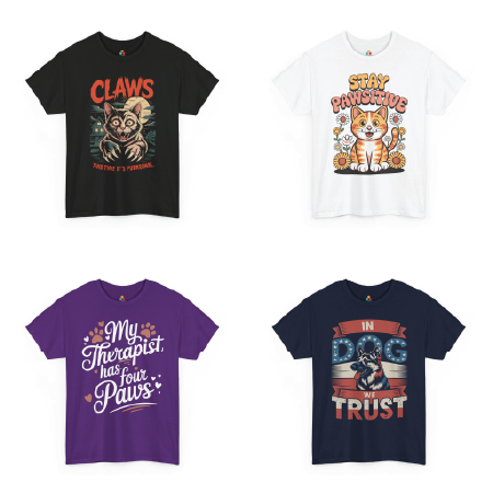 Cat & Dog Day Shirts  Cute Pet Lover Designs  TEEZOCA