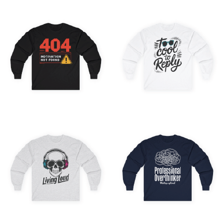 Men Long Sleeve Shirts  Graphic & Streetwear Long Sleeves  TEEZOCA