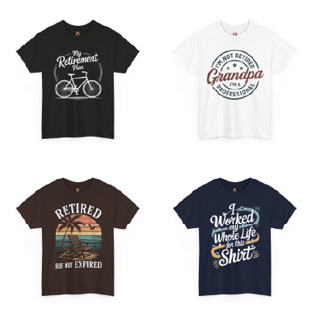 Retirement Shirts & Gifts  Funny & Celebration Designs  TEEZOCA
