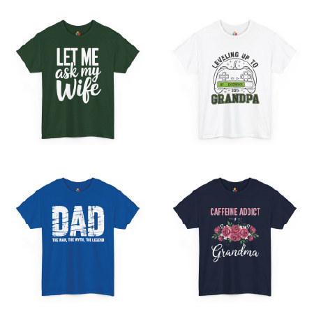 Gift Tees by Recipient | Dad, Mom, Family, Friends | TEEZOCA