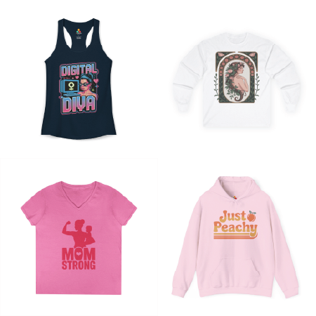 Women’s Streetwear Clothing  Graphic Tees, Hoodies & Tops  TEEZOCA