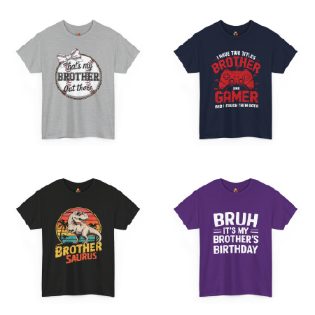 Graphic Tees for Brother  Cool, Funny & Trendy Brother Shirts  TEEZOCA