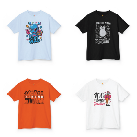 Kids’ T-Shirts  Fun Graphic Tees for Boys & Girls  TEEZOCA