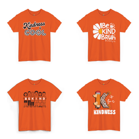 Unity Day  Anti-Bullying Orange & Kindness Designs  TEEZOCA