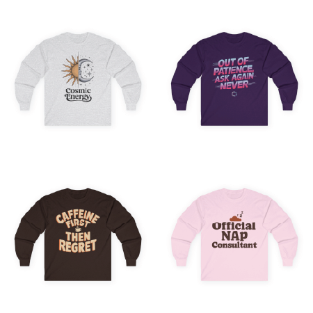 Women Long Sleeve Shirts  Graphic & Streetwear Long Sleeves  TEEZOCA