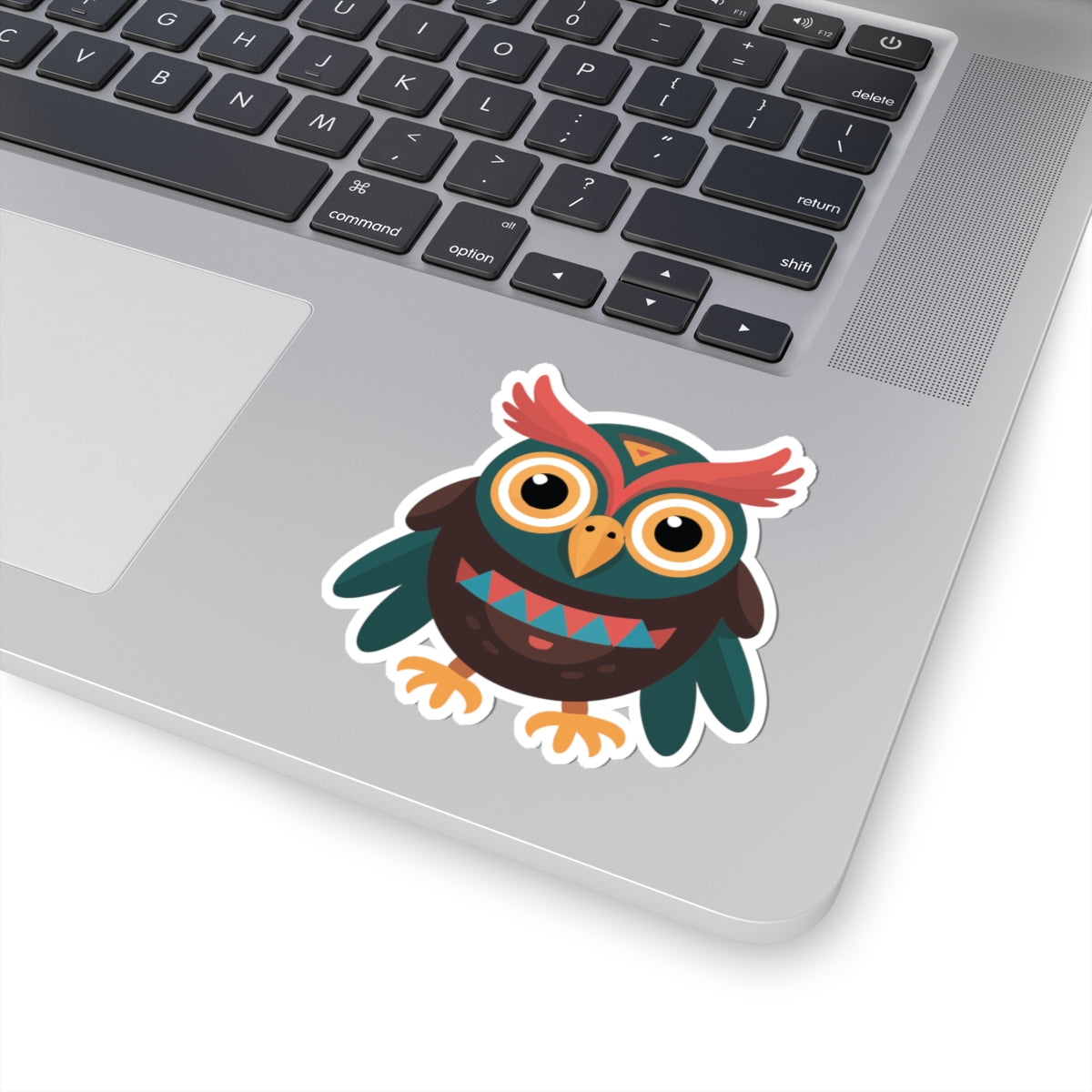 TEEZOCA colorful folk owl illustration