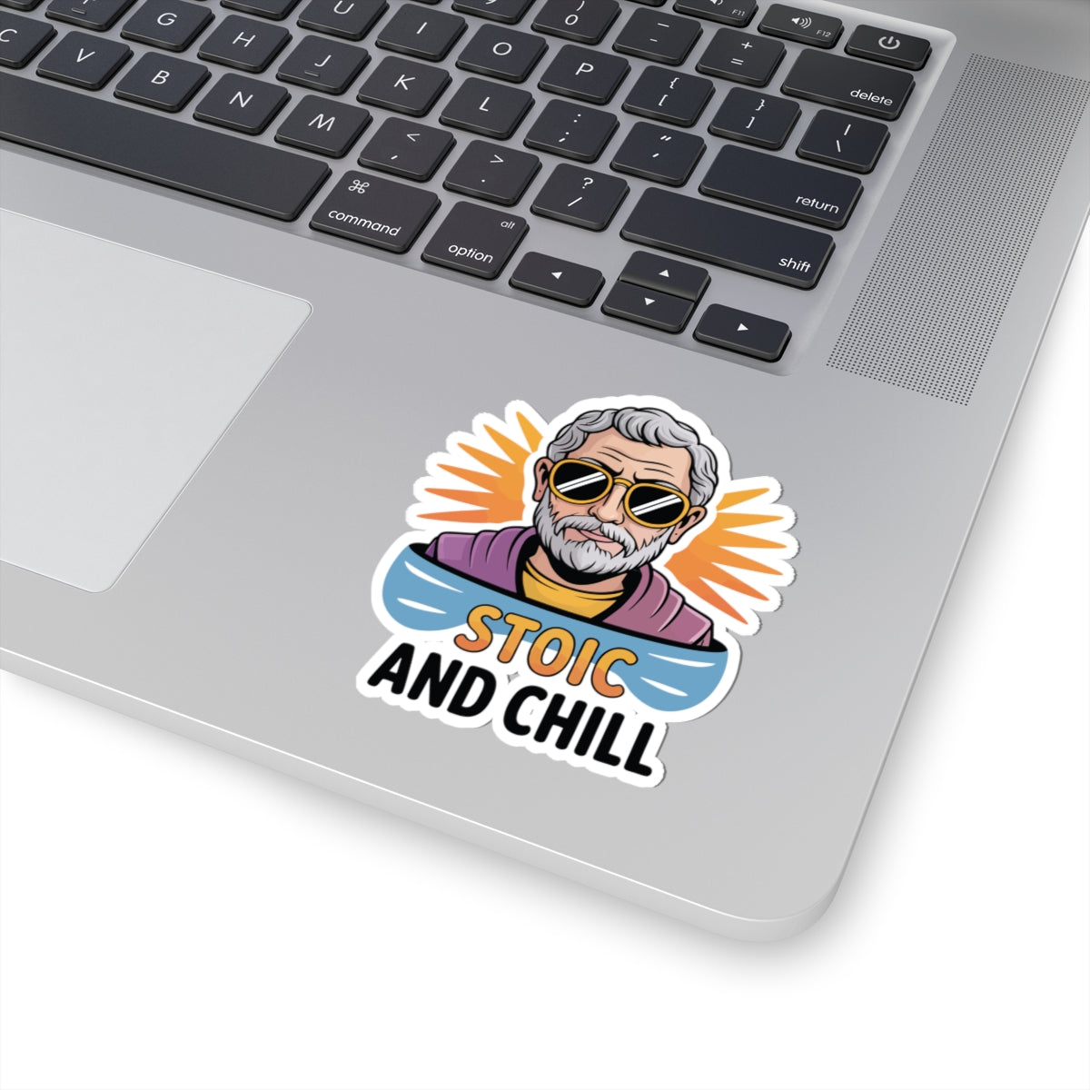 TEEZOCA stoicism quote style chill philosophy sticker