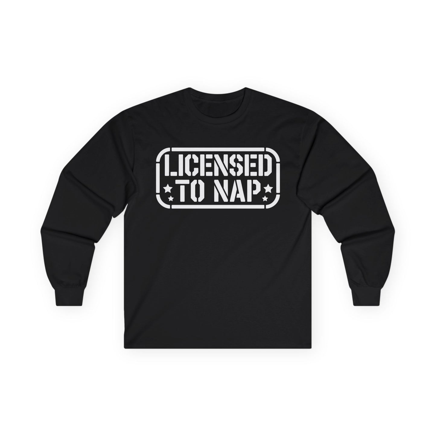 Licensed to Nap Unisex Long-Sleeve T-Shirt — Funny Napper Shirt