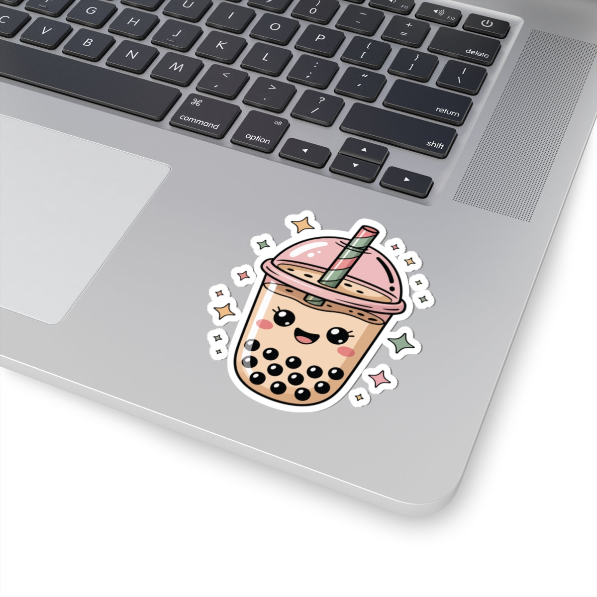TEEZOCA kawaii boba tea cup sticker smiling bubble tea design
