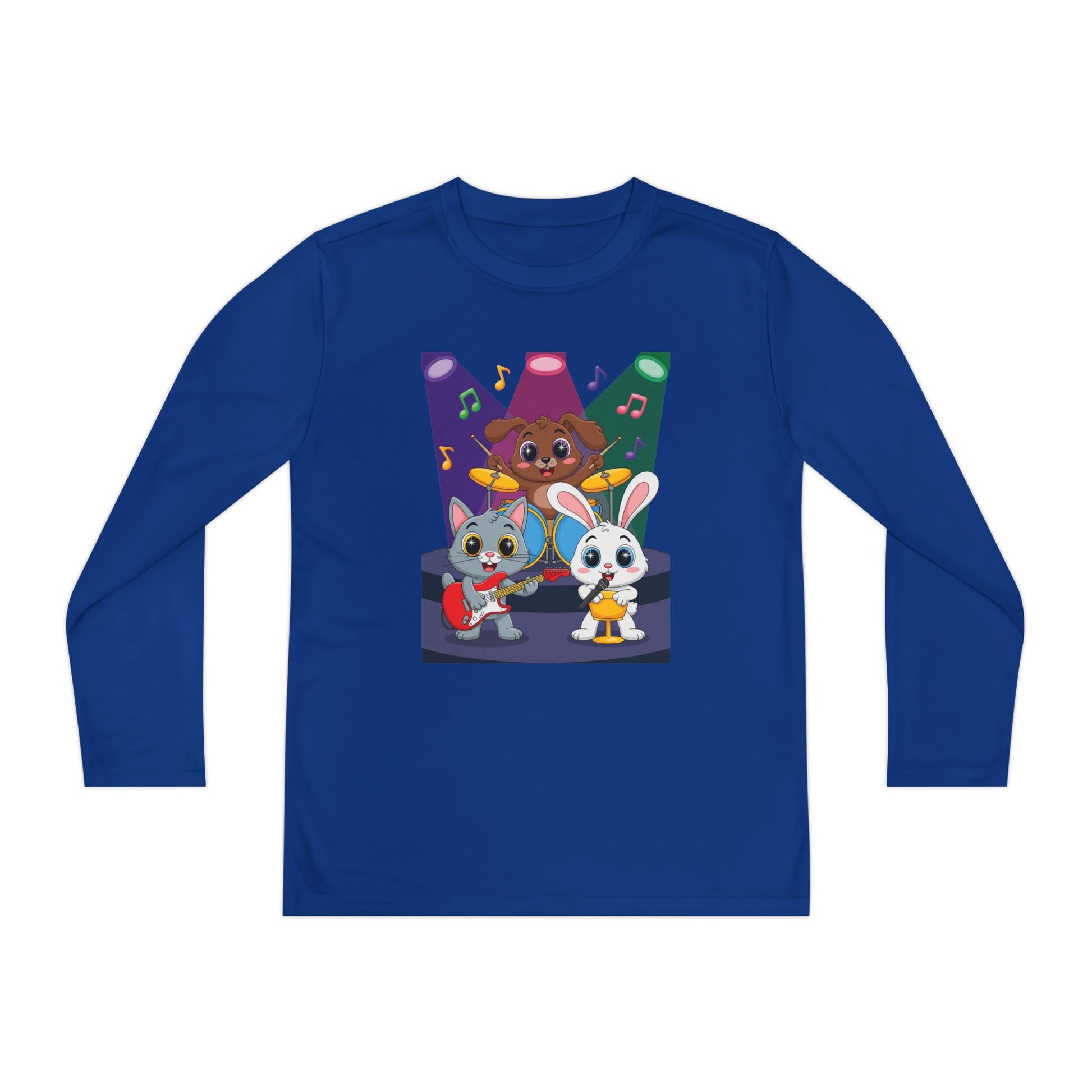 Cute Animal Band Kids Long Sleeve T-Shirt | TEEZOCA 