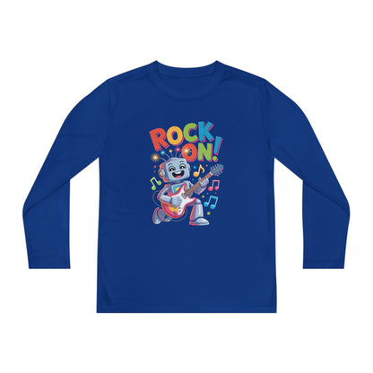 Rock On Robot Kids Long Sleeve T-Shirt TEEZOCA