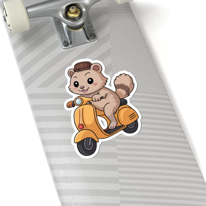 TEEZOCA bear scooter sticker cute bear cartoon