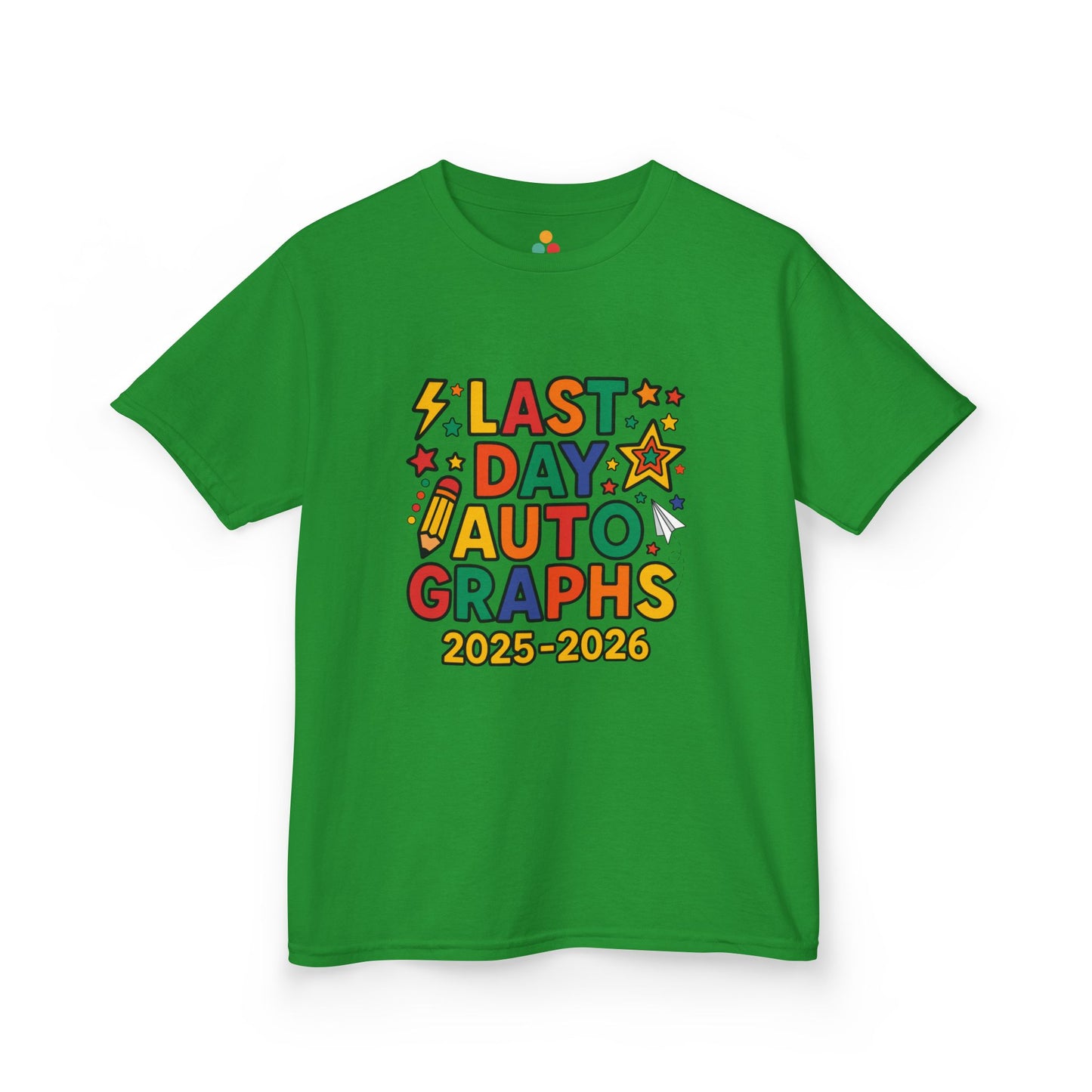 Kids Last Day of School Autograph T-Shirt 2025–2026 – Signing Shirt End of Year | TEEZOCA 