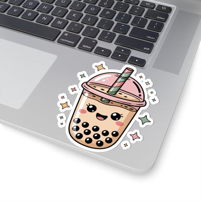 TEEZOCA cute bubble tea sticker kawaii boba drink illustration